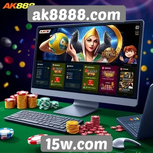 Análise das principais funcionalidades do site ak8888.com